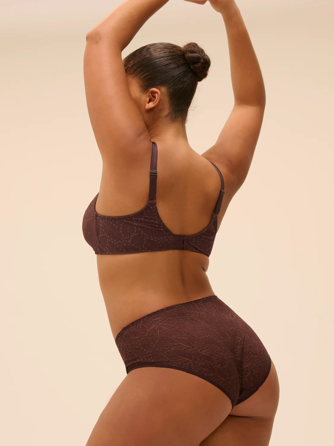 Comete Deep Brief In Dark Brown - Simone Perele