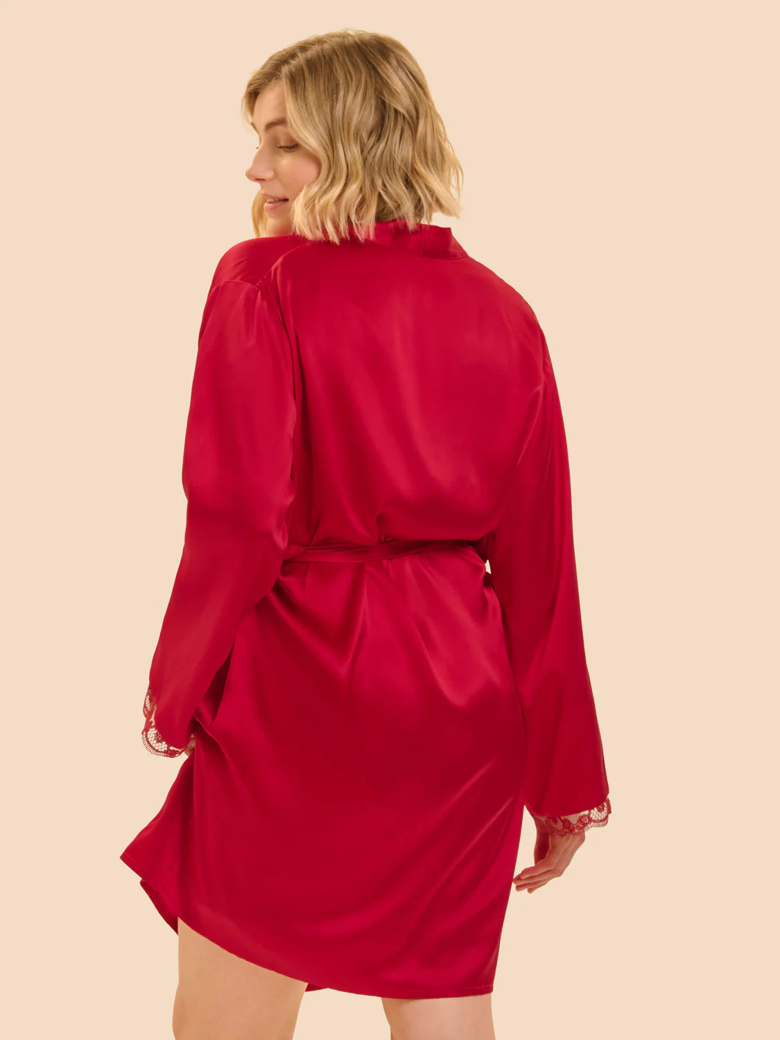 Love Me Kimono in Opera Red - Simone Perele