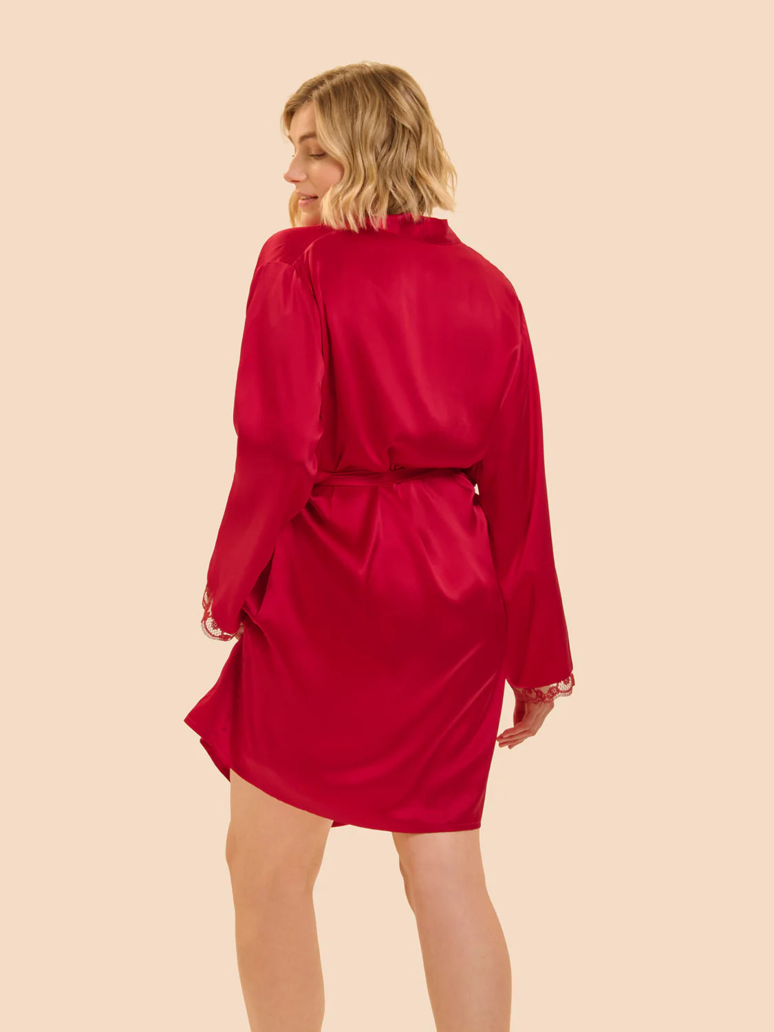 Love Me Kimono in Opera Red - Simone Perele