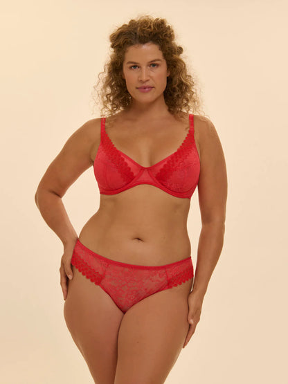 Radieuse UW Scarf Bra in Flamingo - Simone Perele