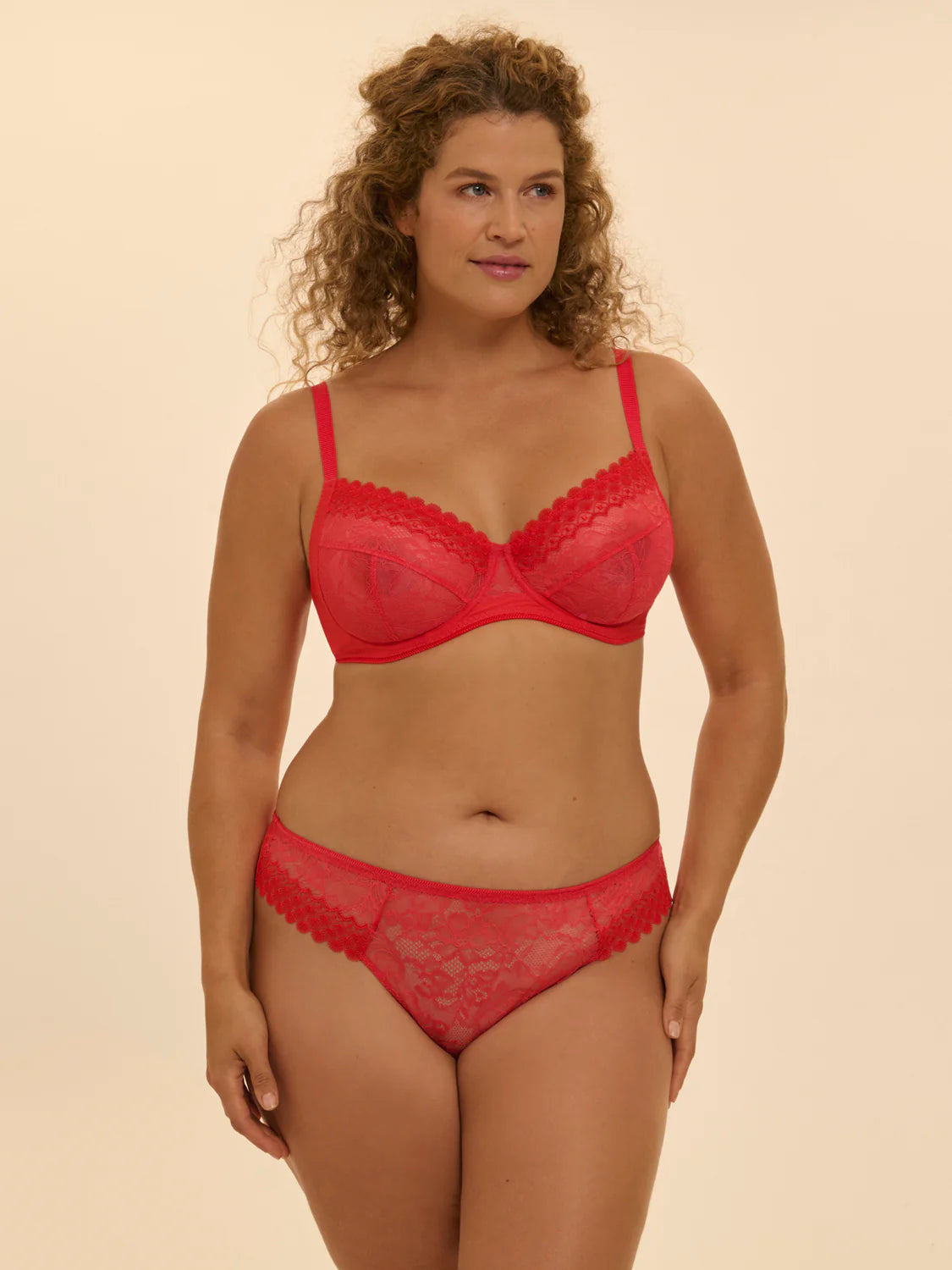 Radieuse Full Cup Support Bra in Flamingo - Simone Perele
