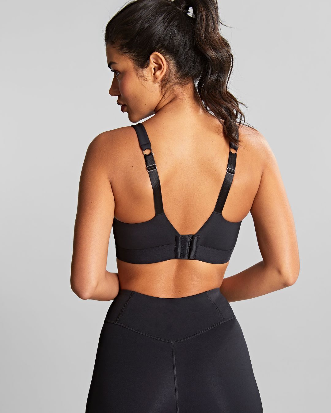 Soutien-gorge de sport non rembourré noir - Panache