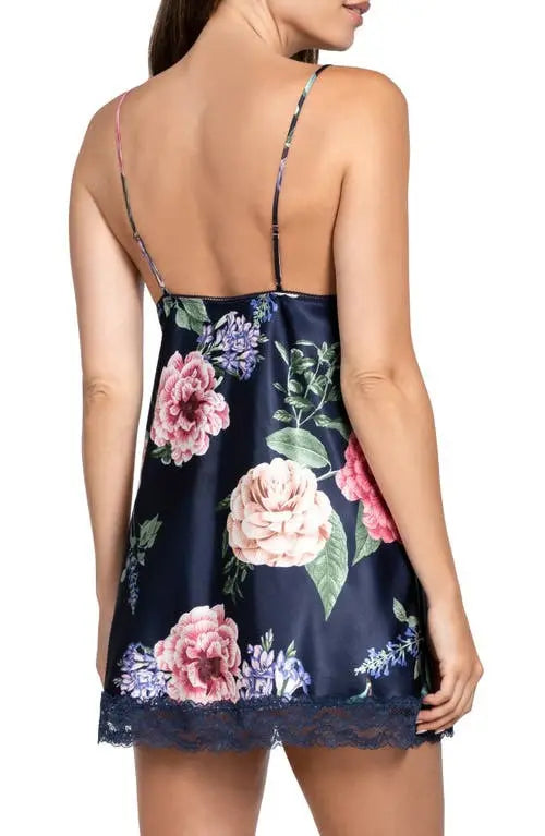 Sicily Chemise In Navy - In Bloom