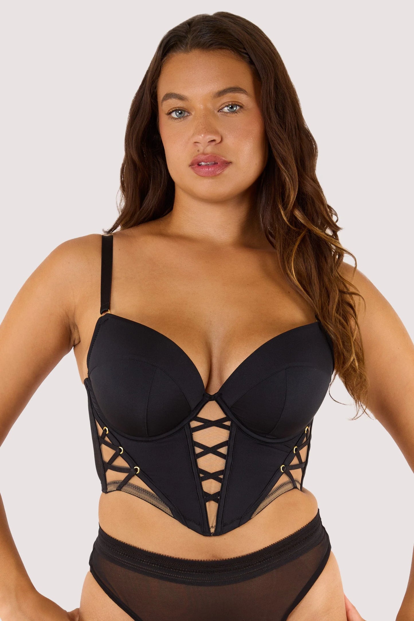Rocka Strappy Bustier - Wolf & Whistle