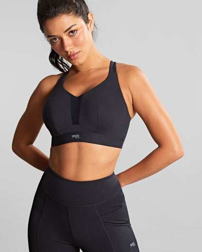 Soutien-gorge de sport non rembourré noir - Panache