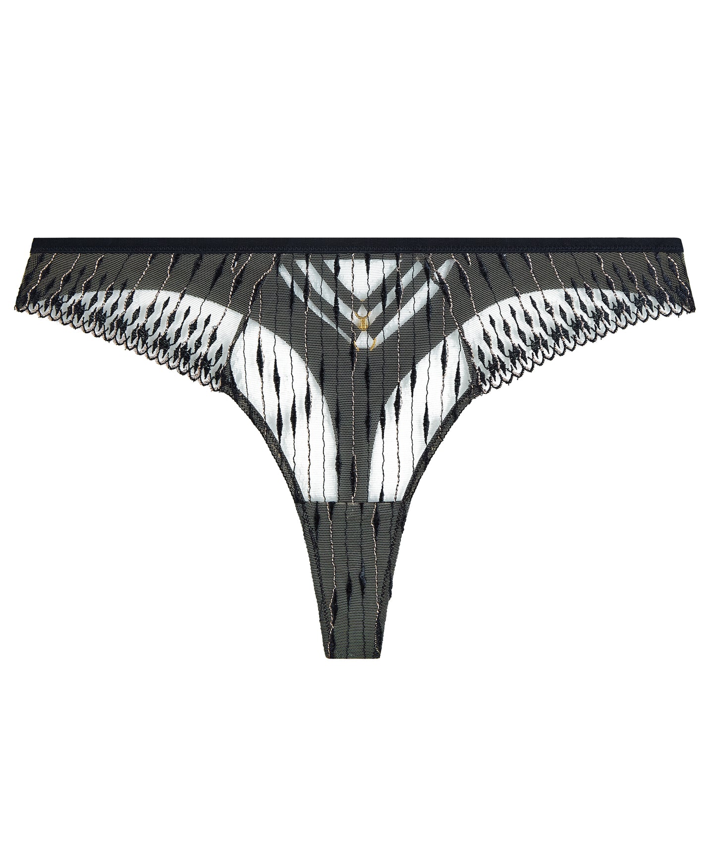 Voodoo Kiss Thong In Millenium Black - Aubade