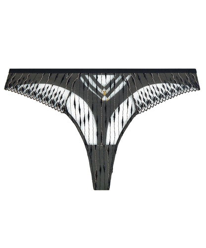 Voodoo Kiss Thong In Millenium Black - Aubade