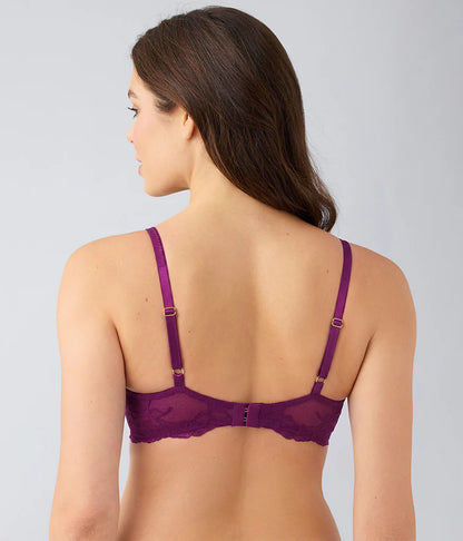 Vivid Attraction Underwire Bra in Dark Purple - Wacoal