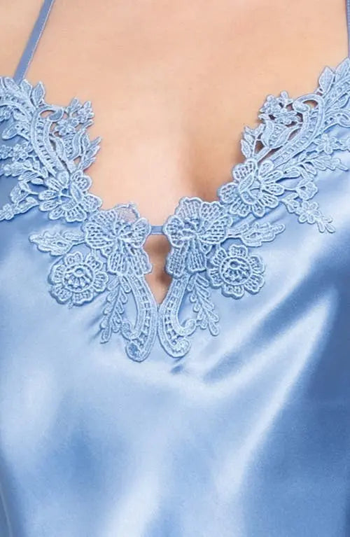 Raelynn Chemise In Cornflower Blue - In Bloom