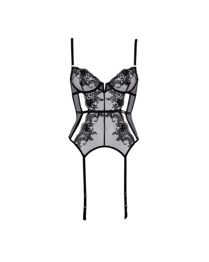 Marseille Wired Basque In Black - Bluebella