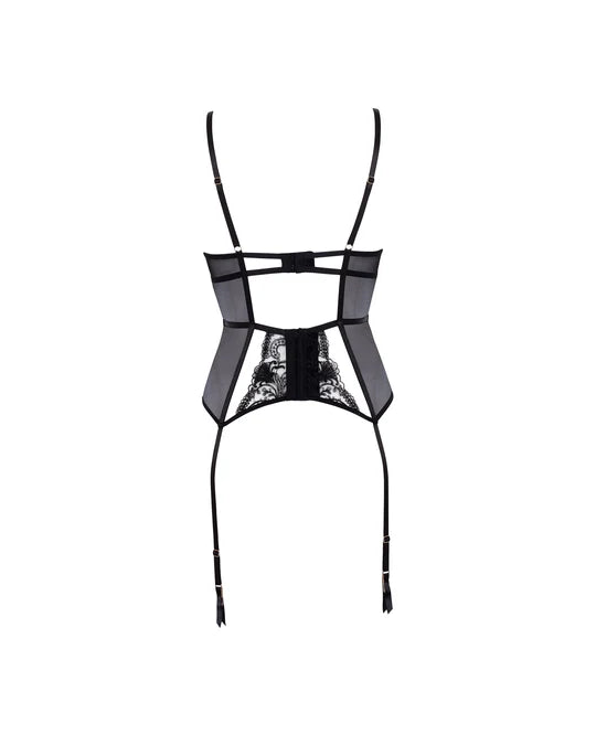 Marseille Wired Basque In Black - Bluebella