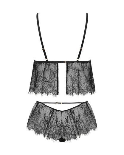Peony Cami and Short Set In Black - Bluebella