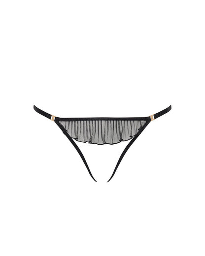 Matisse Sheer Open Brief In Black - Bluebella