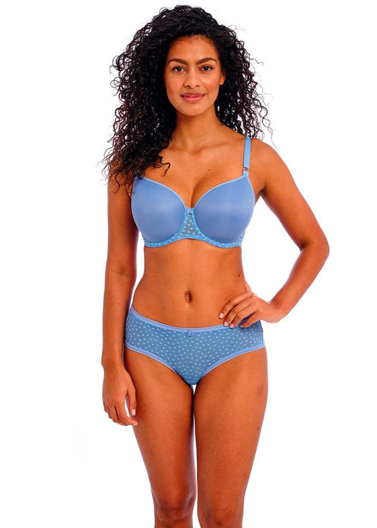 QUYUON Balconette Bra Women's Solid Color Comfortable Hollow Out