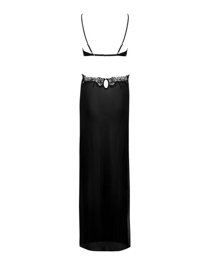 Julianne Long Chemise In Black - Bluebella