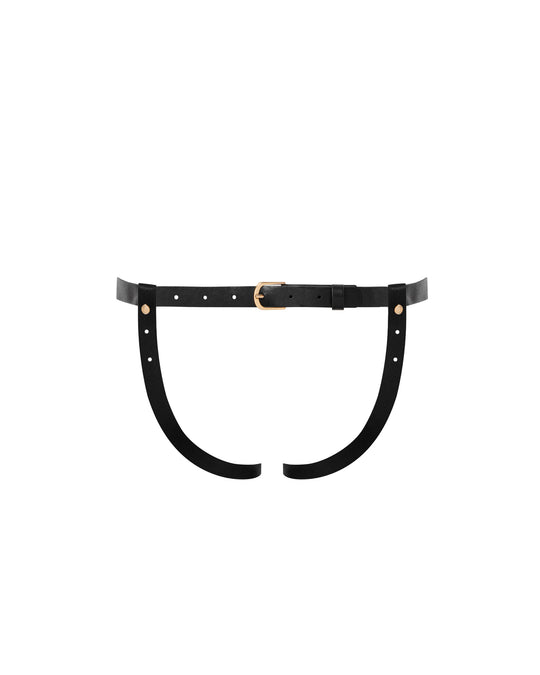 Salome Open Heart Brief  In Black - Bluebella