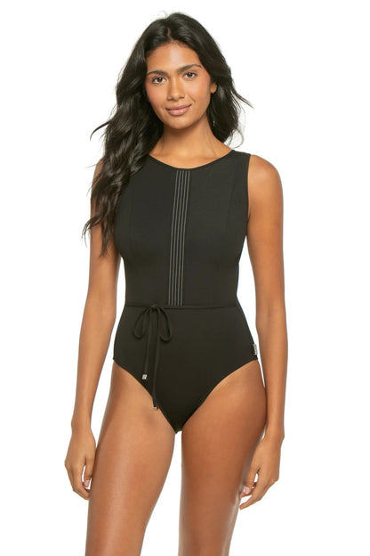 Charlotte Swimsuit In Black - SHAN