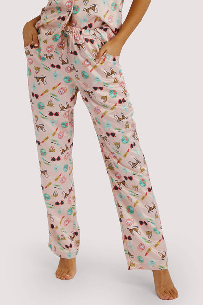 Bodil Jane Recycled Satin Trousers - Playful Promises
