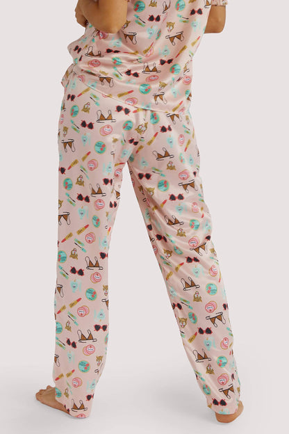 Bodil Jane Recycled Satin Trousers - Playful Promises