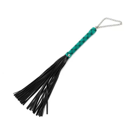 Flogger In Black & Green - Pink Elephant