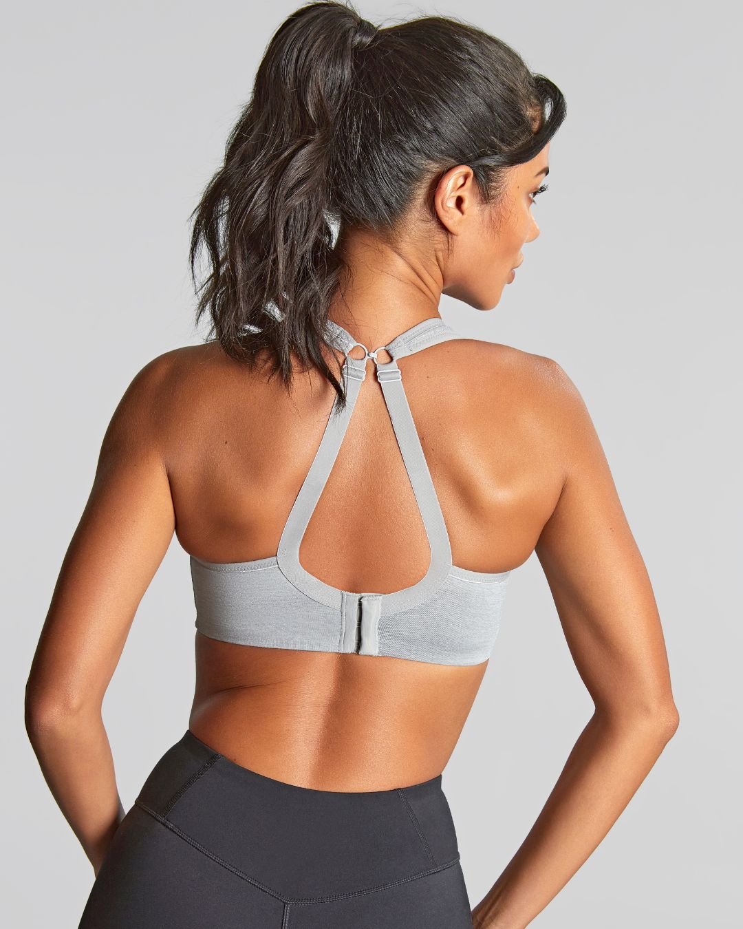 Wired Sports Bra In Grey Marl - Panache