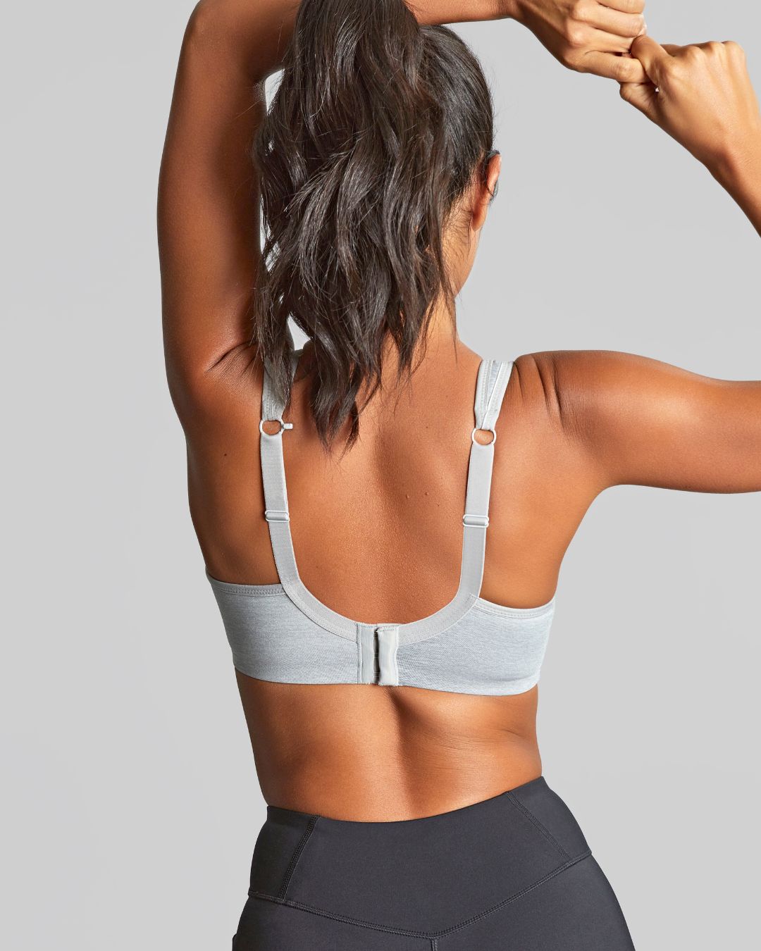 Wired Sports Bra In Grey Marl - Panache