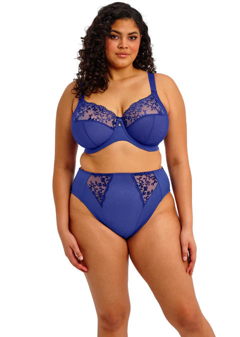 Zarla High Leg Brief In Sapphire - Elomi