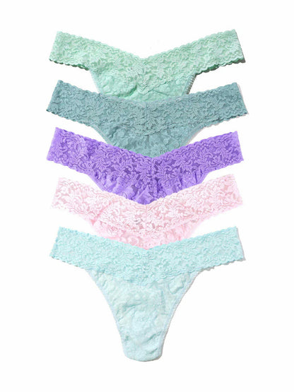 5 Original Rise Thongs in Floral Box - Hanky Panky