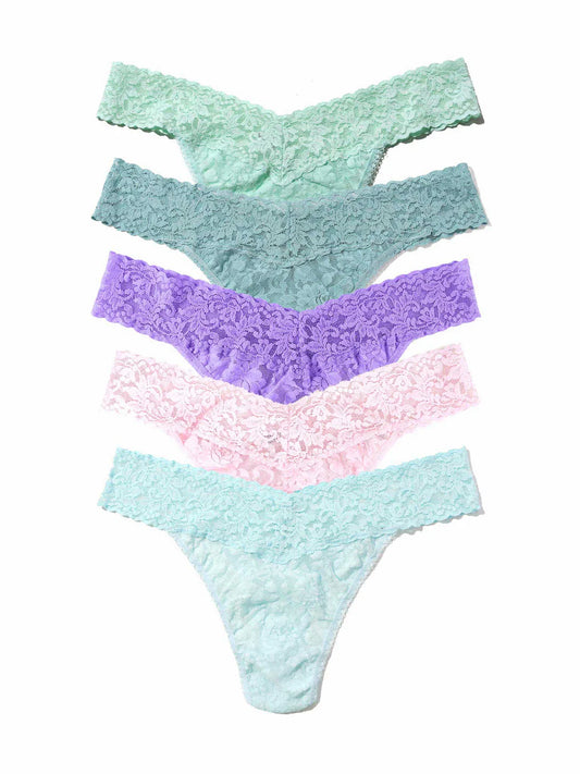 5 Original Rise Thongs in Floral Box - Hanky Panky