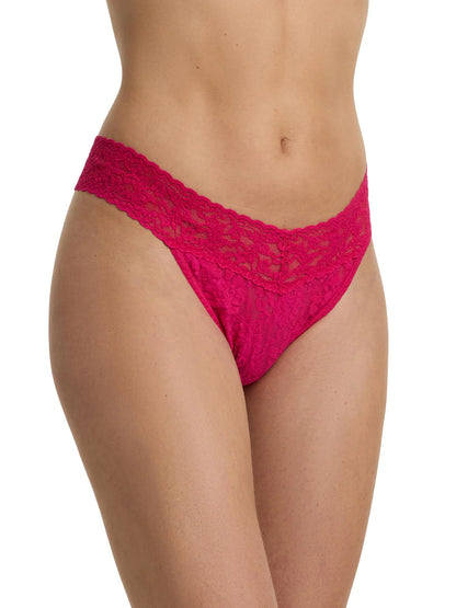 Original Rise Signature Lace Thong In Sealed With A Kiss - Hanky Panky