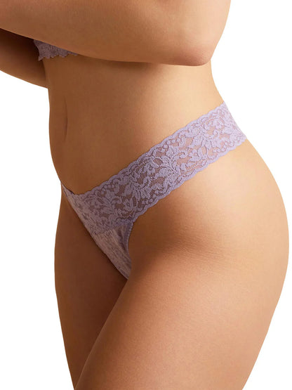 Original Rise Signature Lace Thong in Violet Daze - Hanky Panky