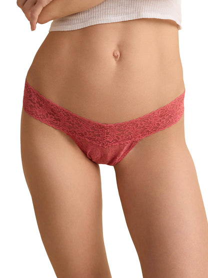 Low Rise Signature Lace Thong In Naples - Hanky Panky