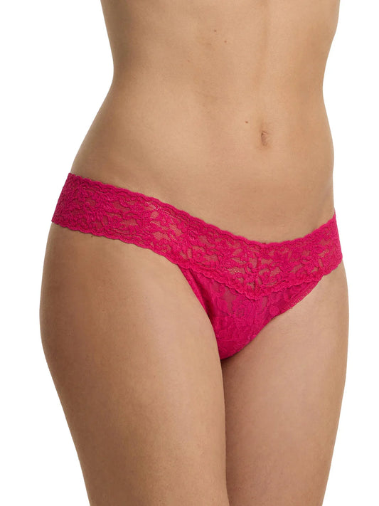 Low Rise Signature Lace Thong In Sealed With A Kiss - Hanky Panky