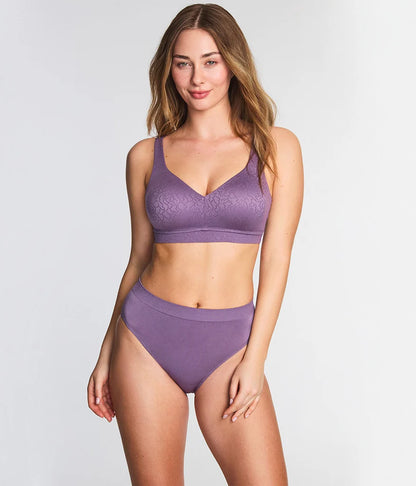 Inside Job Wirefree Bra In Italian Grape - Wacoal