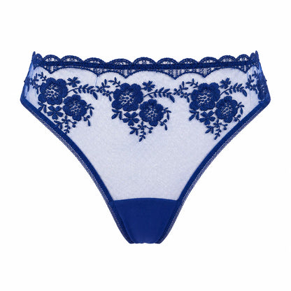 Parisienne Tanga in Blue Electrique - Huit