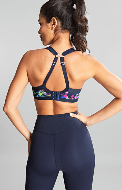 Wired Sports Bra In Graphic Print - Panache