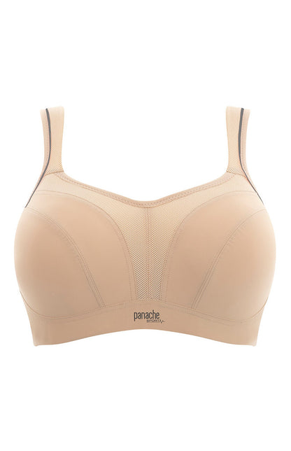 Soutien-gorge de sport à armatures en noir - Panache