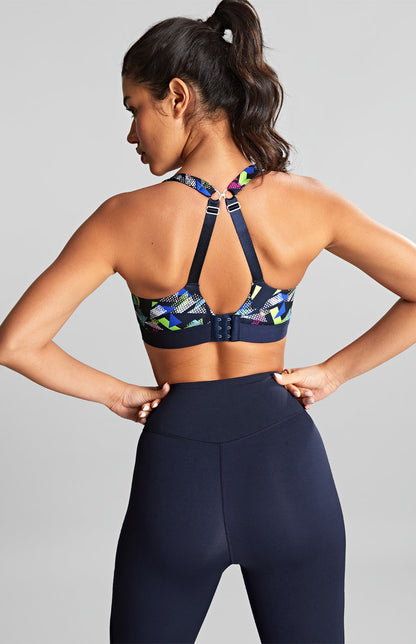 Ultra Perform Non Padded Wired Sports Bra In Graphic Print - Panache