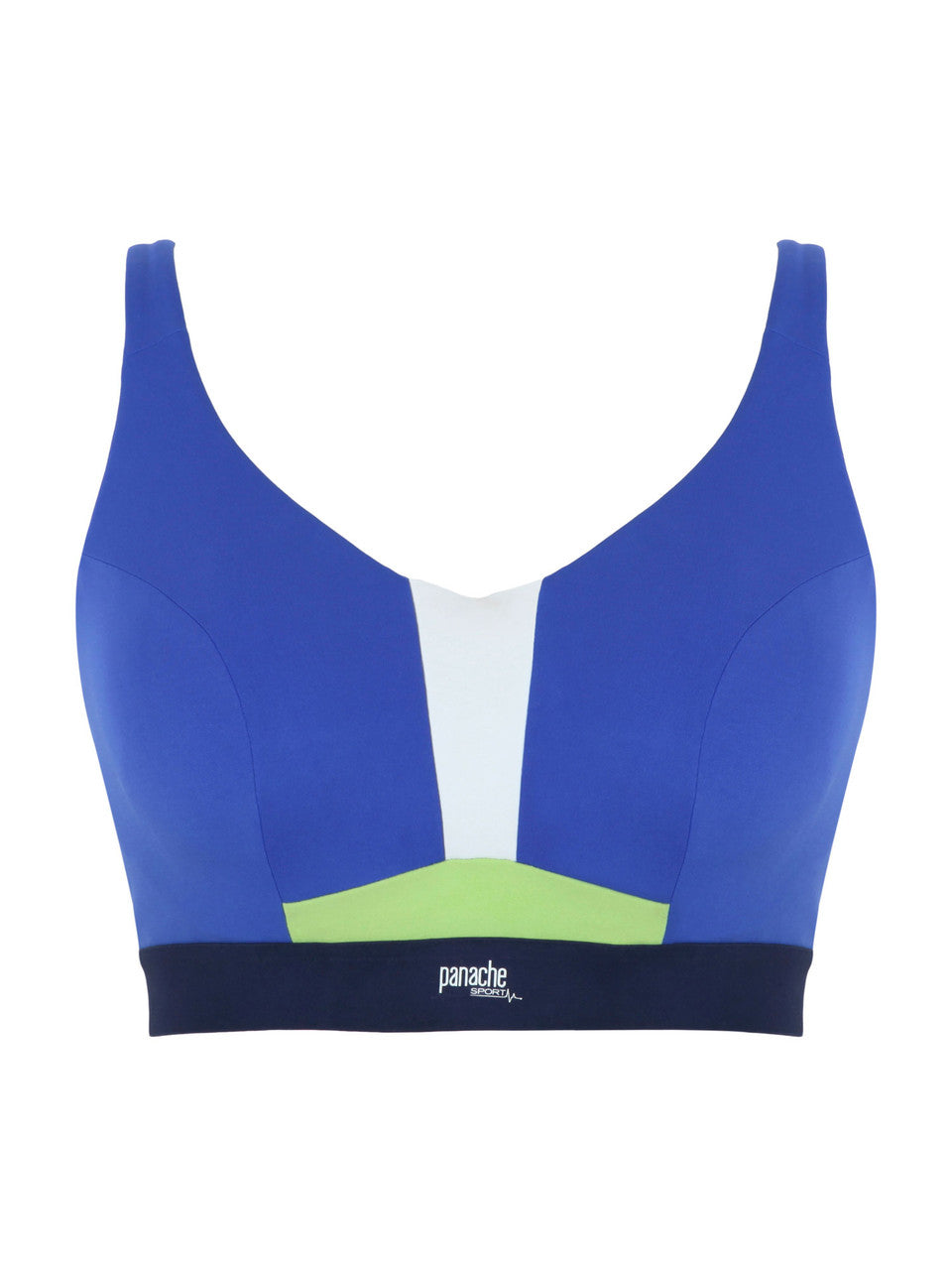 Ultra Perform Non Padded Wired Sports Bra In Blue - Panache