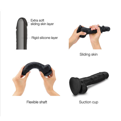 Sliding Skin Realistic Dildo - Love to Love