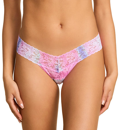 Low Rise Signature Lace Thong In Rem - Hanky Panky