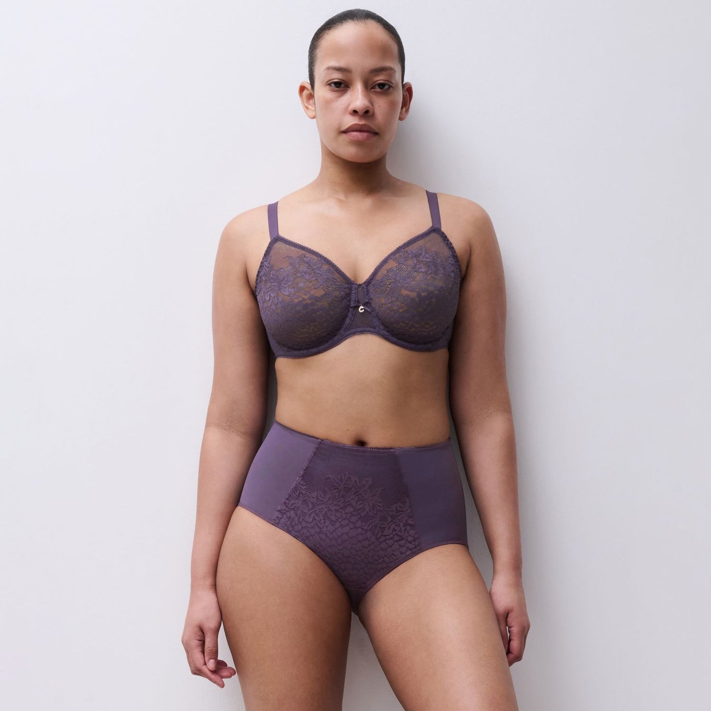 Maris High Waist Full Brief In Fatal Violet - Chantelle