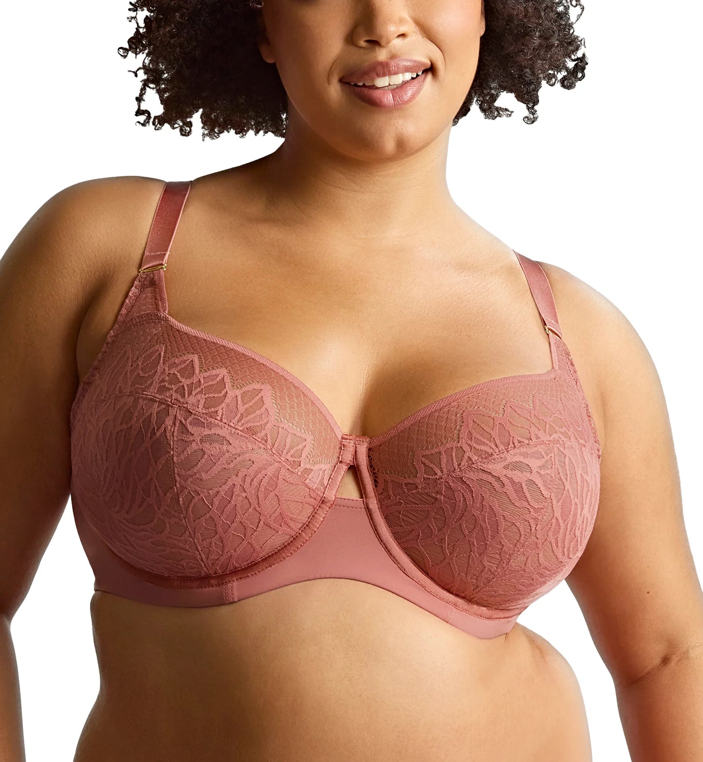 Sophia Full Cup Bra In Sienna Rose - Sculptresse