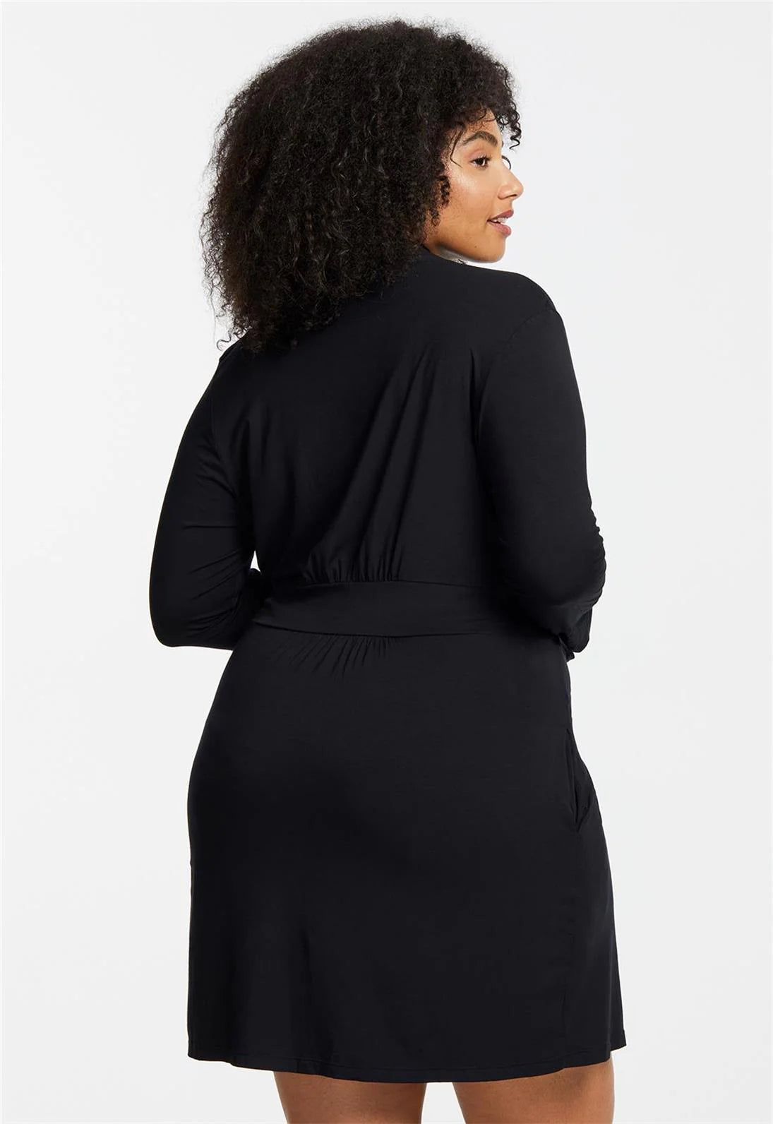 Iconic Robe In Black - Fleurt