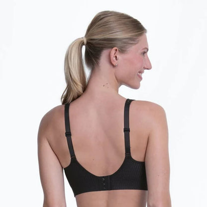 Air Control Delta Pad Non-Wired Sports Bra In Gold Cat - Anita