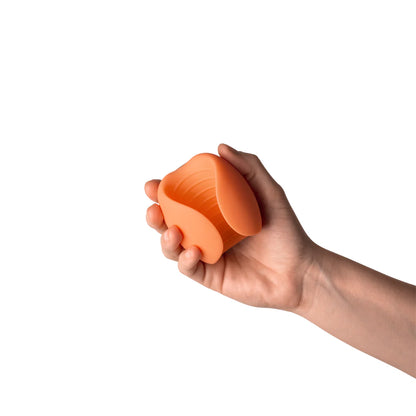 Peach Emoji Vibrating Stroker - Emojibator