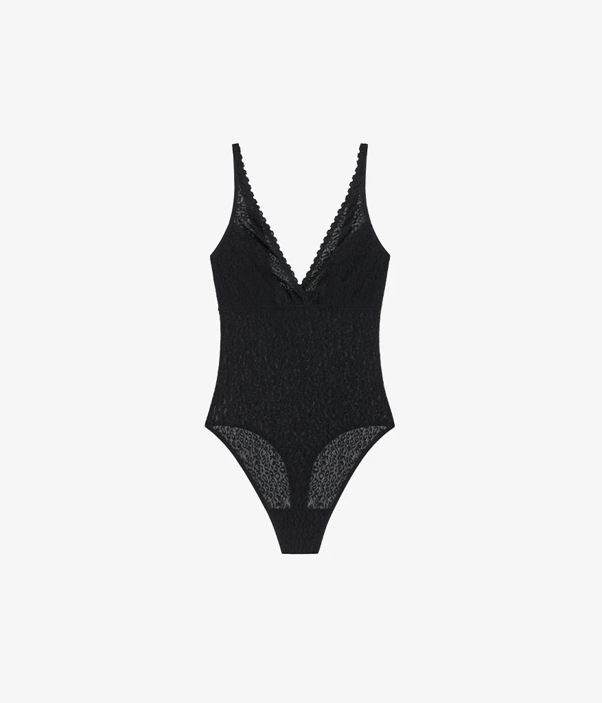 High Bar Bodysuit In Black - Wacoal