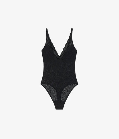 High Bar Bodysuit In Black - Wacoal
