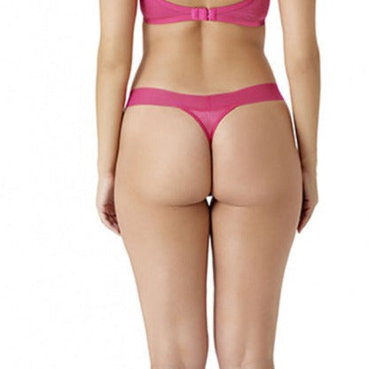 Glossies Lace Thong In Magenta - Gossard