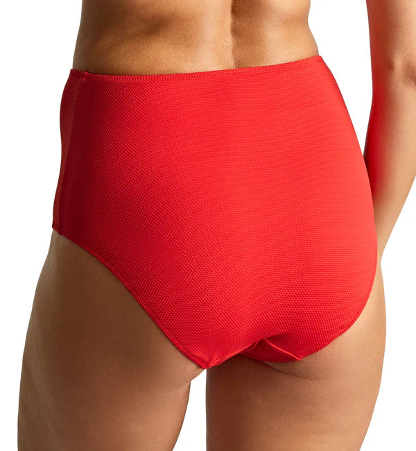 Aurora High Waist Brief In Aurora Red - Panache
